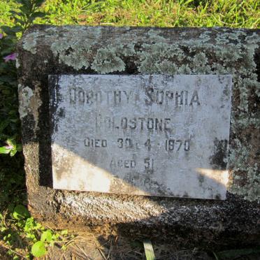 GOLDSTONE Dorothy Sophia -1970