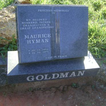 GOLDMAN Maurice Hyman 1925-1992