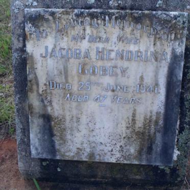 GOBEY Jacoba Hendrina -1941