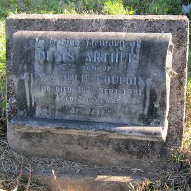 GOULDING Denis Arthur -1931