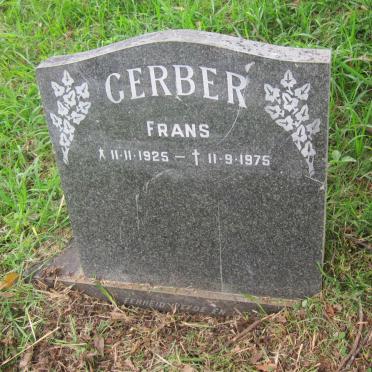 GERBER Frans 1925-1975