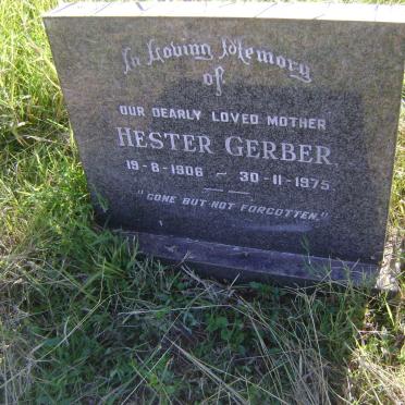 GERBER Hester 1906-1975