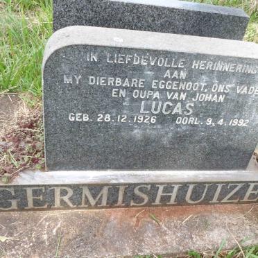 GERMISHUIZEN Lucas 1926-1992
