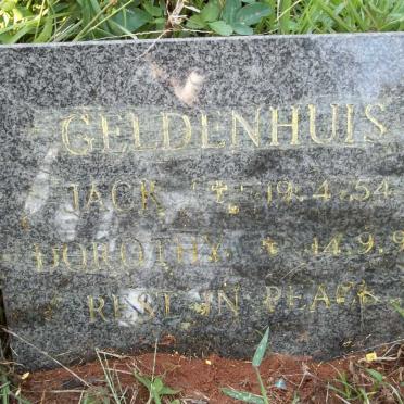GELDENHUIS Jack -1954 &amp; Dorothy -1991