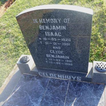 GELDENHUYS Benjamin Isaac 1926-1961 :: GELDENHUYS Clyde Benjamin 1951-1990