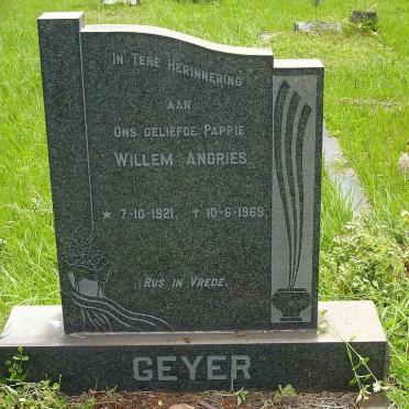 GEYER Willem Andries 1921-1969