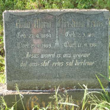 GUNTER Christiaan Frans 1891-1961 &amp; Anna Maria 1894-1959