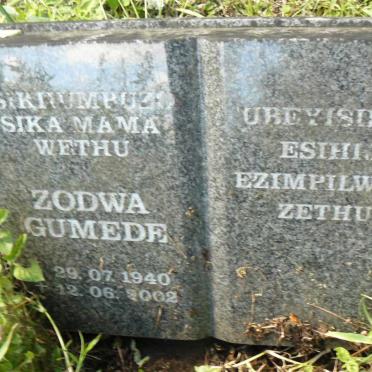 GUMEDE Zodwa 1940-2002