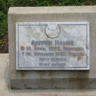 HAMRE Annfinn 1932-1950