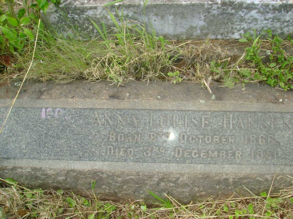 HANSEN Anna Louise 1866-1951