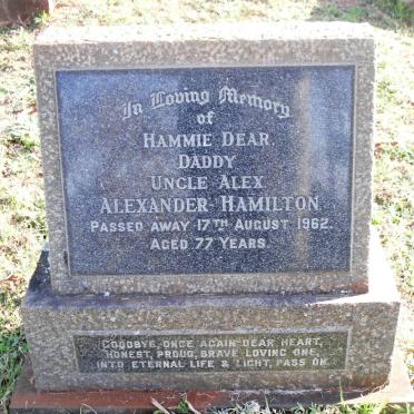 HAMILTON Alexander -1962
