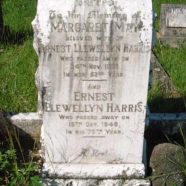 HARRIS Ernest Llewellyn -1948 &amp; Margaret May -1933 