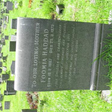 HADDAD Foomia 1887-1973