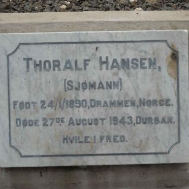 HANSEN Thoralf 1890-1943