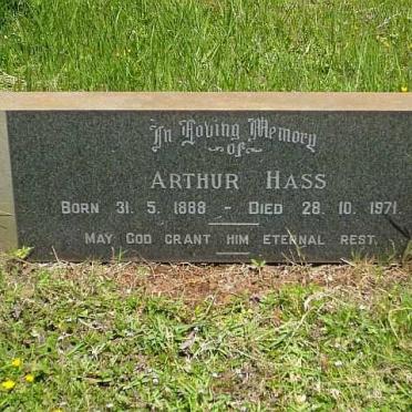 HASS Arthur 1888-1971