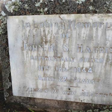 HARRIS John R.S. -1944