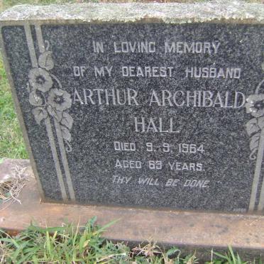 HALL Arthur Archibald -1964