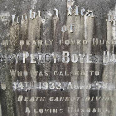 HAWKINS Henry Percy Boyes -1933