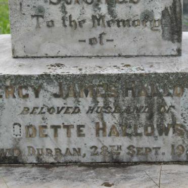 HALLOWS Percy James -1923