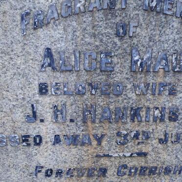 HANKINSON Alice Maud -1948