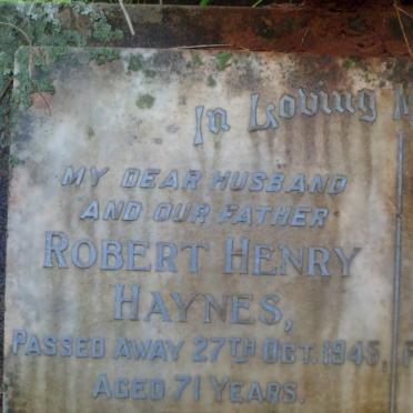 HAYNES Robert Henry -1945 &amp; Amiee Marie -1951