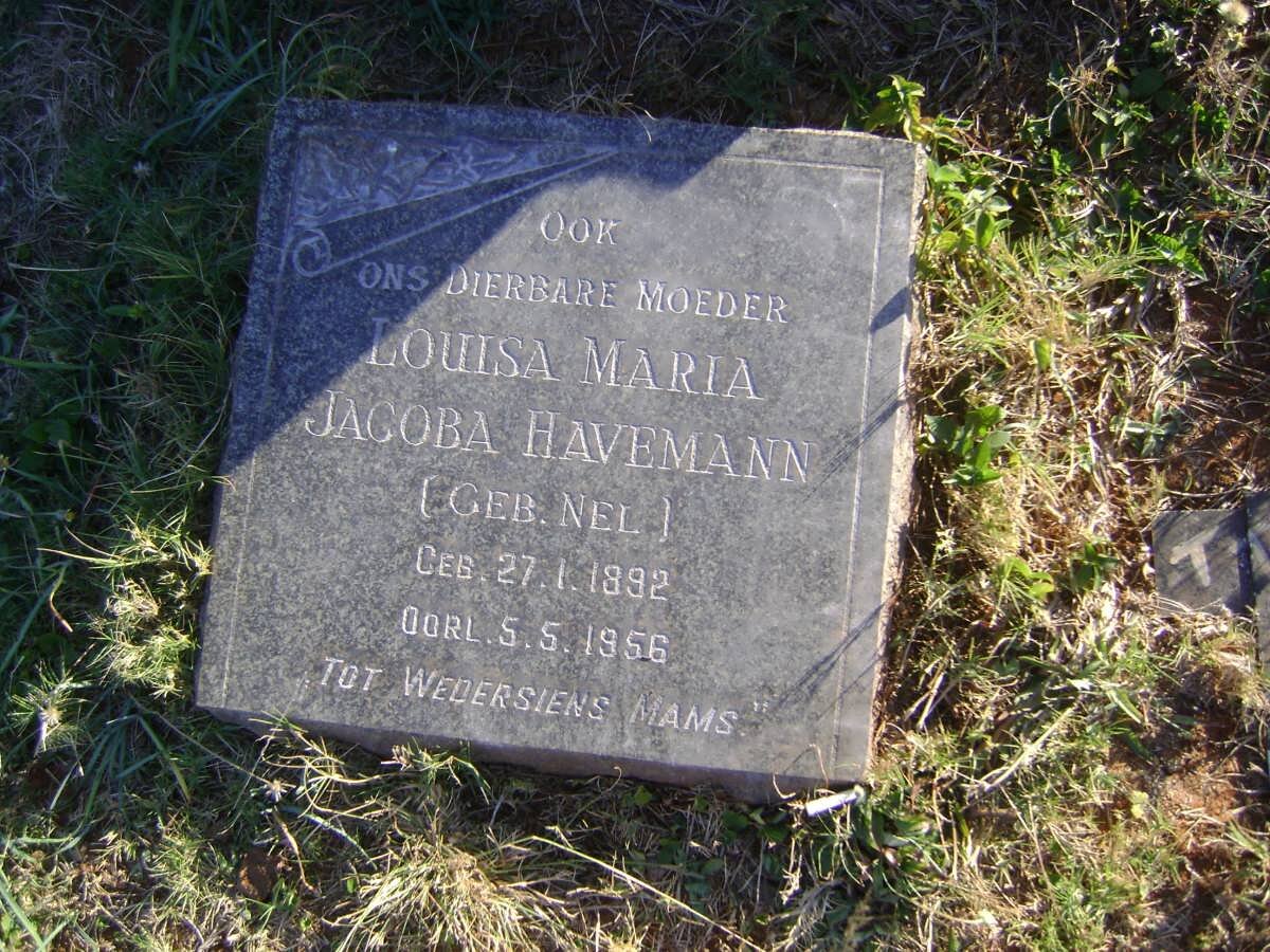 HAVEMANN August George 1884-1945 &amp; Louisa Maria Jacoba NEL 1892-1956