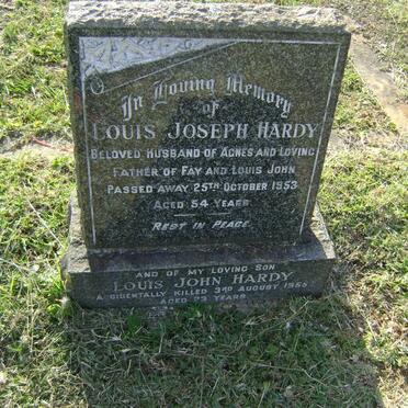HARDY Louis Joseph -1953 :: HARDY Louis John -1955