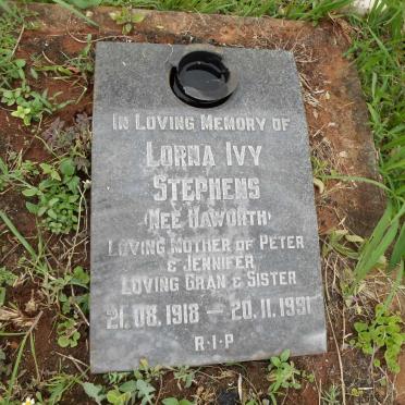 HAWORTH John Milner -1942 &amp; Hannah -1978 :: STEPHENS Lorna Ivy nee HAWORTH 1918-1991