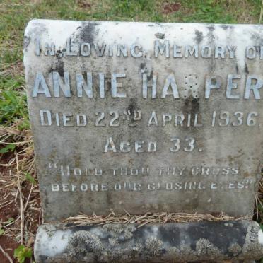 HARPER Alexander -1932 &amp; Jofina Alexandrina -1954 :: HARPER Annie -1936 :: OLDHAM Roy -1989 &amp; Mary -1974