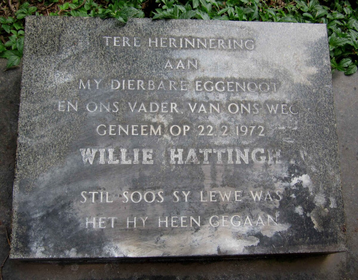 HATTINGH Willie -1972