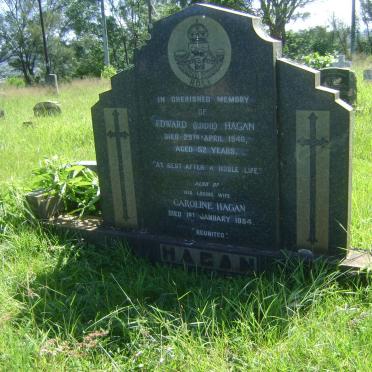 HAGAN Edward -1946 &amp; Caroline -1954