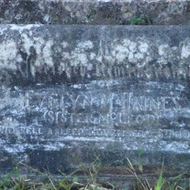 HAINES Evelyn Marie -1929