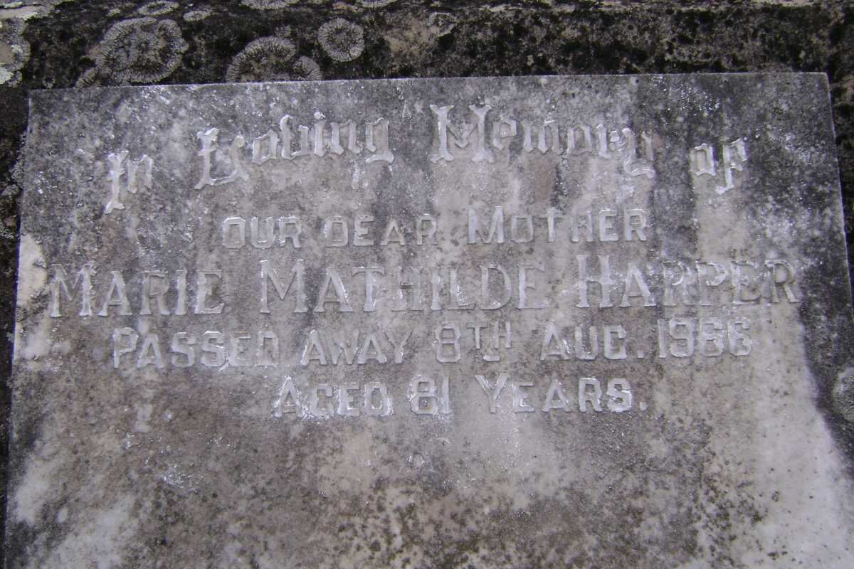 HARPER Marie Mathilda -1966