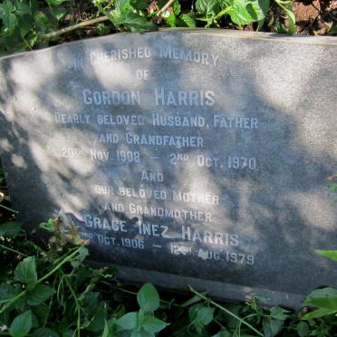 HARRIS Gordon 1908-1970 &amp; Grace Inez 1906-1979