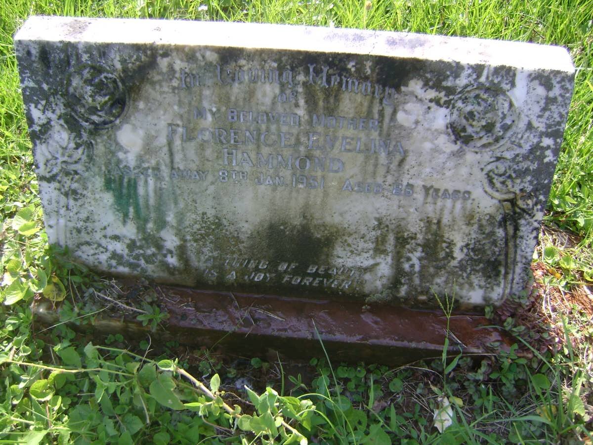 HAMMOND Florence Evelina -1951
