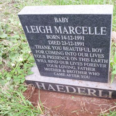 HAEDERLI Leigh Marcelle 1991-1991