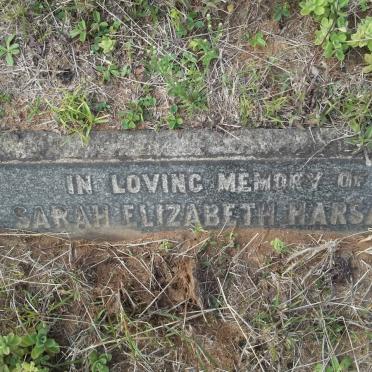 HARSANT Sarah Elizabeth -1935