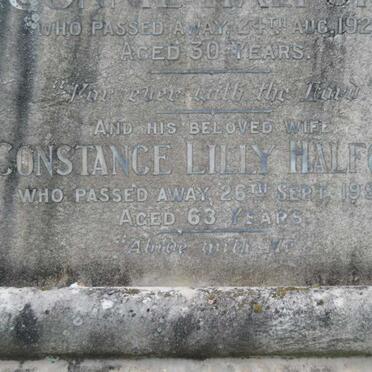 HALFORD Constance Lilly -1957