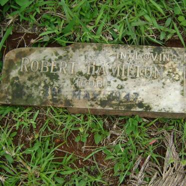 HAMILTON Robert -1947 &amp; Elizabeth -1961