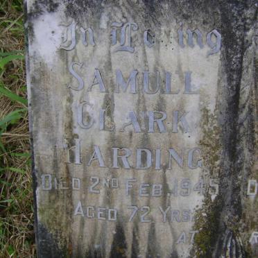 HARDING Samuel Clark -1945 &amp; Lucetta Maria -1954