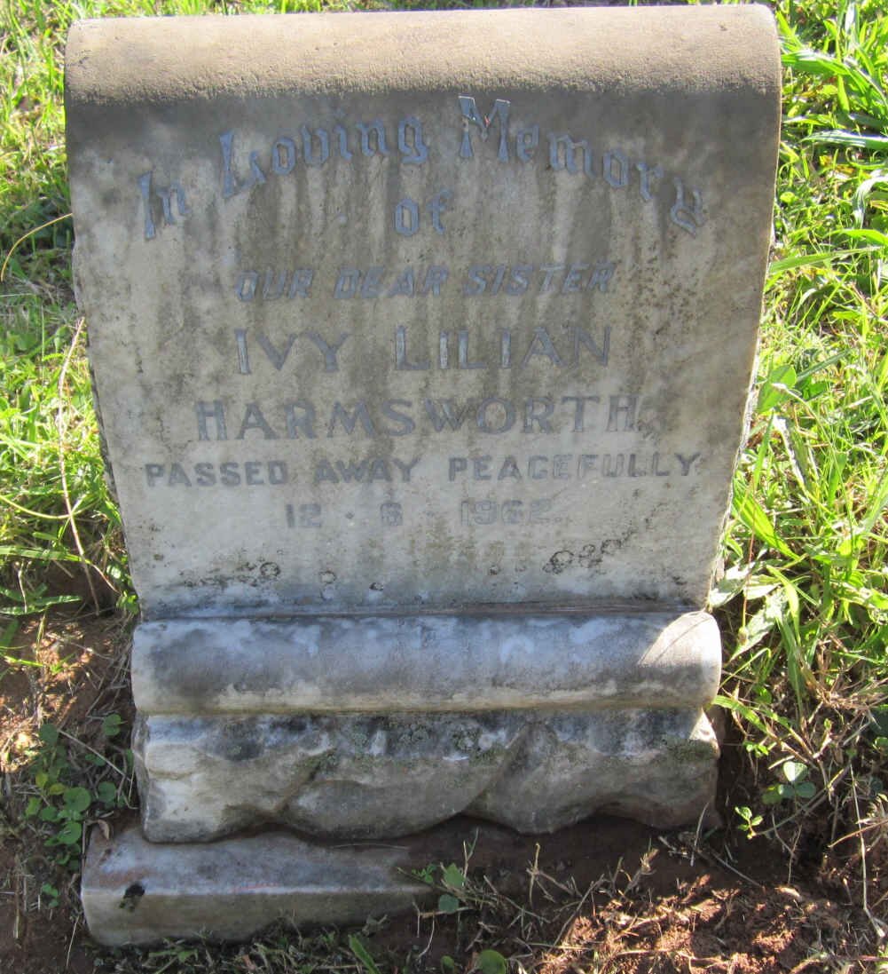 HARMSWORTH Ivy Lilian -1962