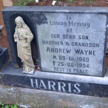 HARRIS Andrew Wayne 1969-1994