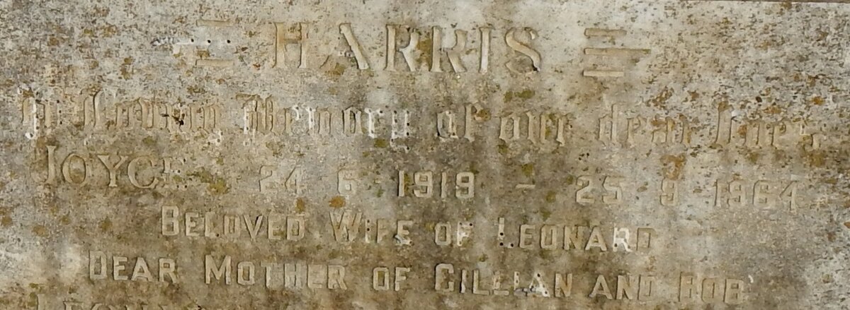 HARRIS Joyce 1919-1964