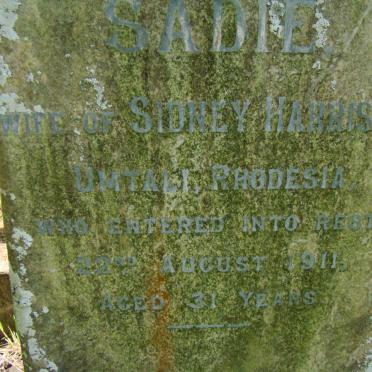 HARRISON Sadie -1911