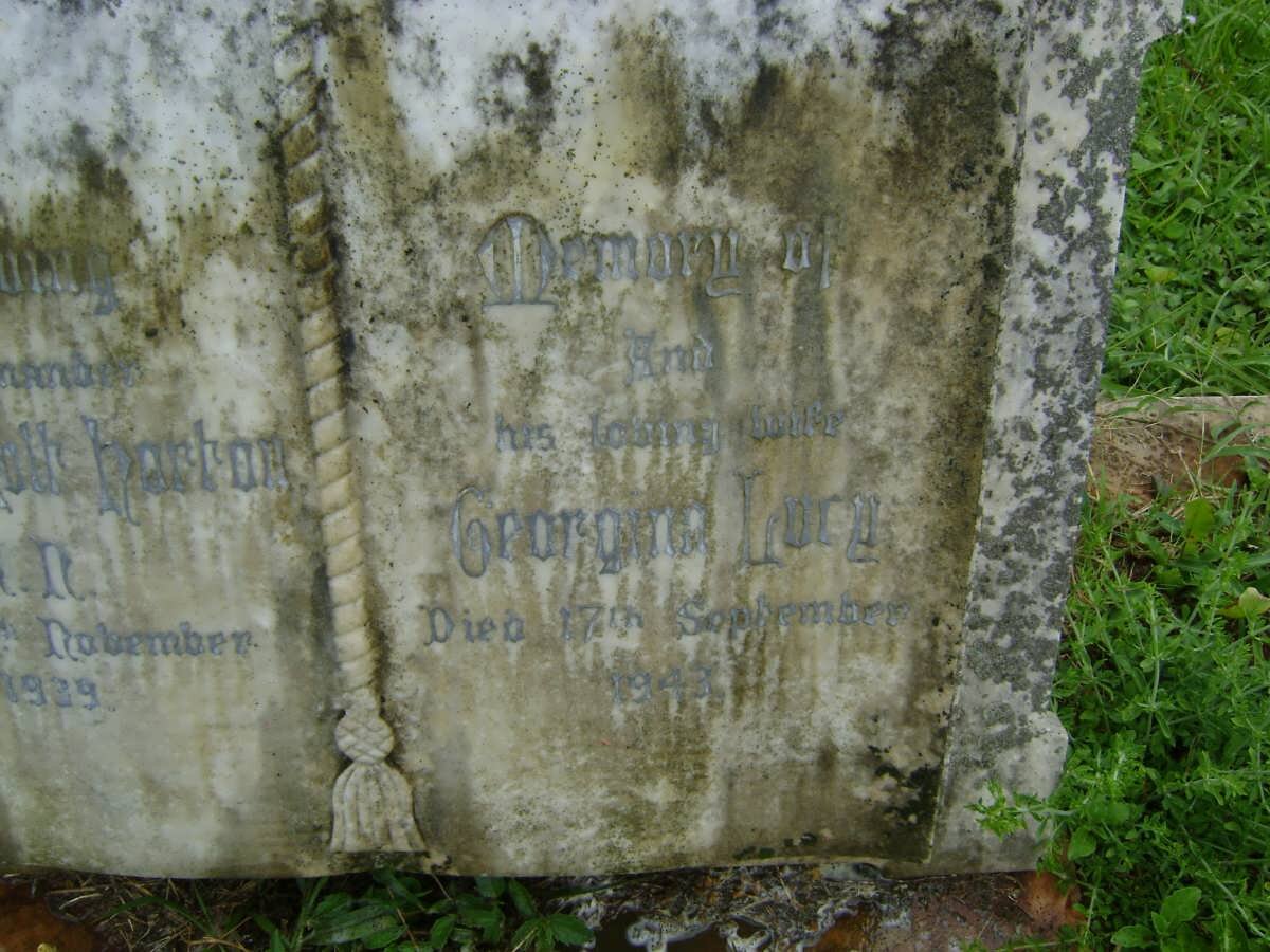 HORTON William Ault -1939 :: EDWARDS Georgina Lucy formerly HORTON -1943