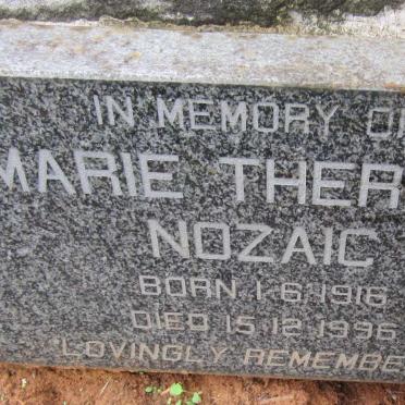 NOZAIC Marie Therese 1916-1996