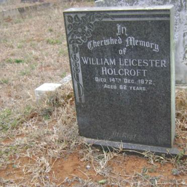 HOLCROFT William Leicester -1972