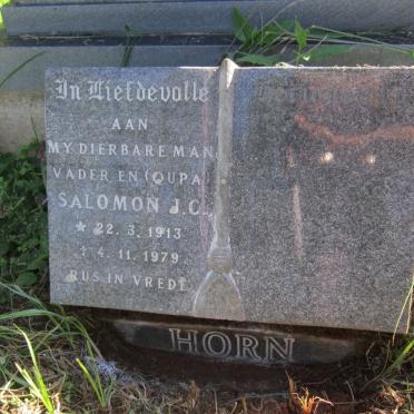 HORN Salomon J.C. 1913-1979