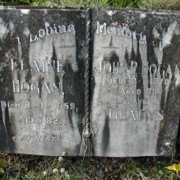 HOGAN John P.  -1970 :: HOGAN Elaine -1959