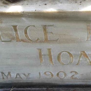 HOARE Alice Frieda 1902-1948
